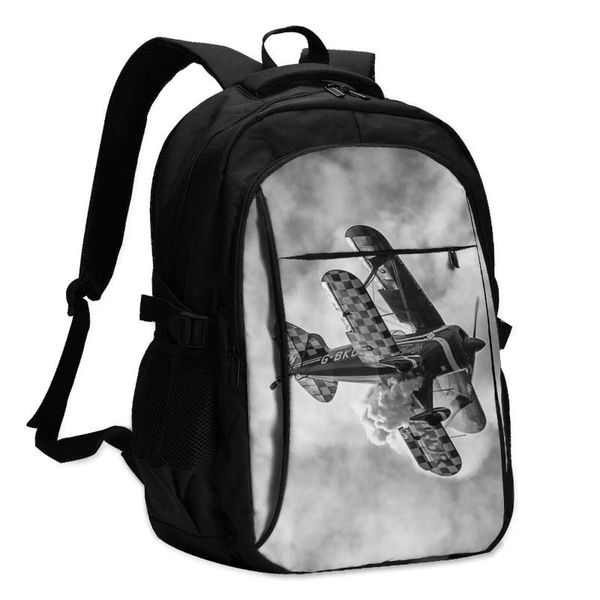 

backpack no fear backpacks charger usb back to school tourist soft casual bags