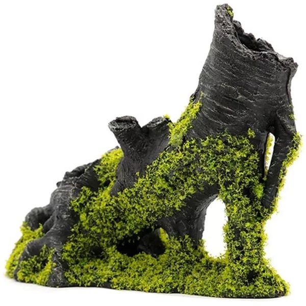 

moss roots aquarium fish tank landscaping decoration vintage home resin hideaway shrimp breeding hiding cave shelter decorations