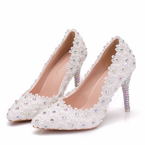 

dress shoes women's party shoes crystal queen, wedding shoes, ladies'shoes, high heels, big size z9im, Black