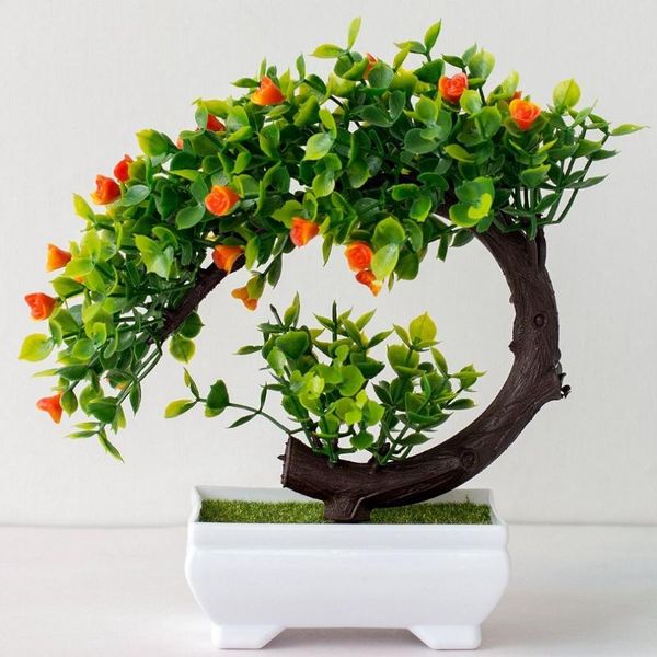 

decorative flowers & wreaths simulated artificial bonsai tree pot plant ornaments home office decors