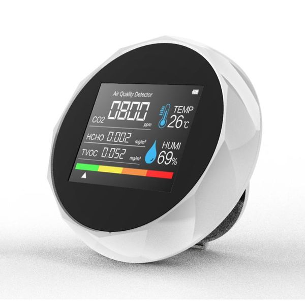 

1 ndir digital co2 detector air quality monitor formaldehyde tvoc carbon dioxide meter poisoning indoor analyzer gas analyzers