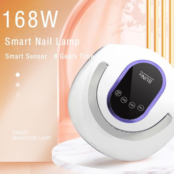 

168w uv manicure 36 led ultraviolet ice lamps four gears timer 10s / 30s 60s 99s tool nail dryers