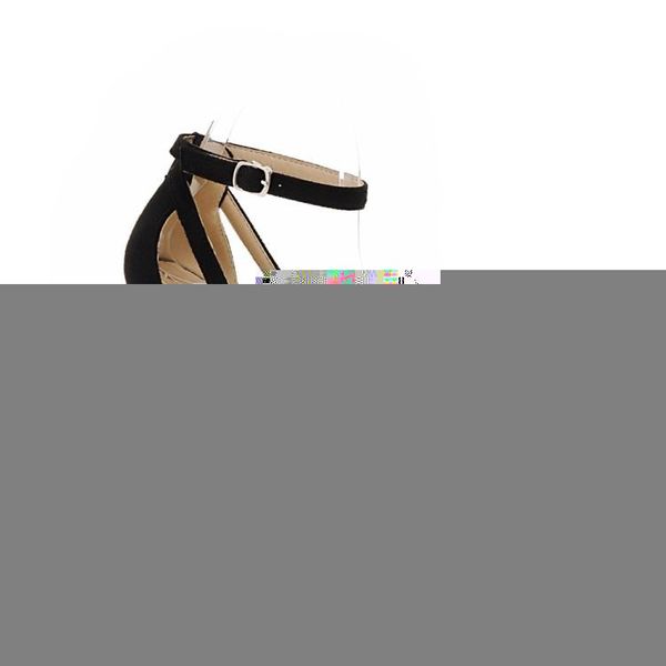 

big sizepointed high heel sandals heels women shoes woman summer ladies, Black