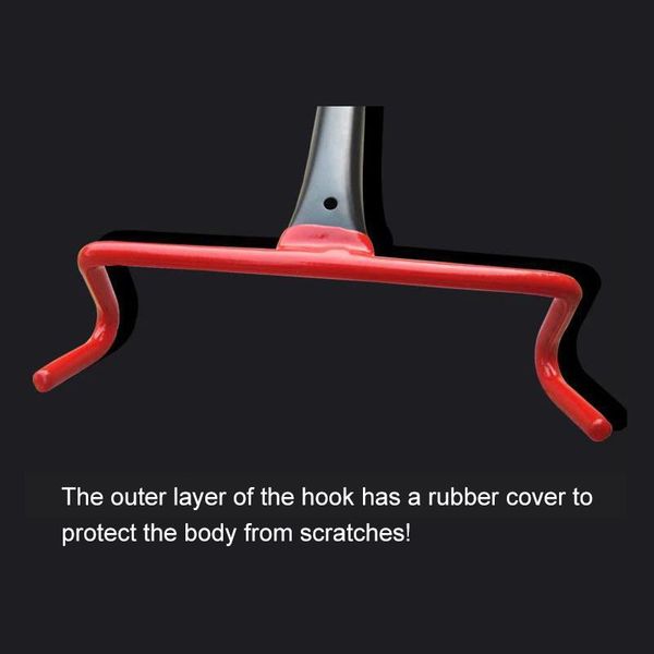 

car & truck racks mtb bicycle rack hanging display parking wall hooks red accessories