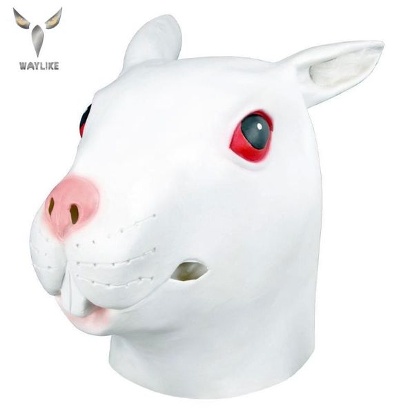 

halloween cute red eyes latex mask cosplay animal for party & carnival funny other event supplies
