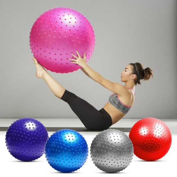 

yoga balls 55cm / 65cm 75cm anti-burst ball thickened stability pilates physical fitness exercise gift air pump
