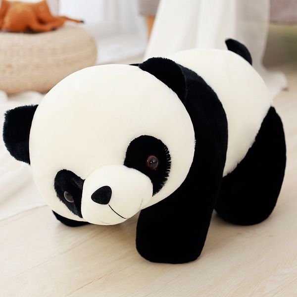 

90cm cute walking panda toy lifelike stuffed panda doll classic china panda children kids birthday gift