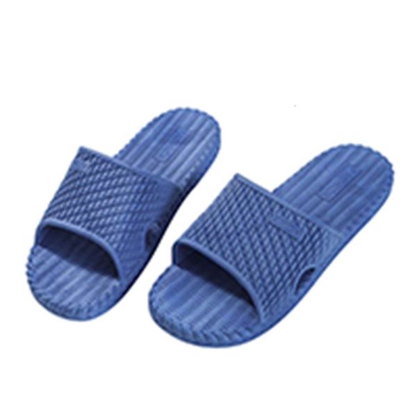 

Casual shoes DPPF sandals 5 bath pairs home of knitted male summer indoor couple bathroom non-slip slippers ZYQX, Blue