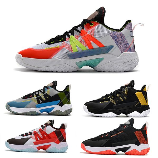 

basketball shoes westbrook one take ii multi-color tropical vibes black orange pink barely volt westbrooks sports shoe eur40-46