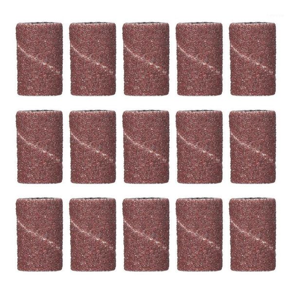 

frocolor 100pcs mounted cylindrical grinding heads abrasive sleeves sanding bands for nail drill manicure tools1