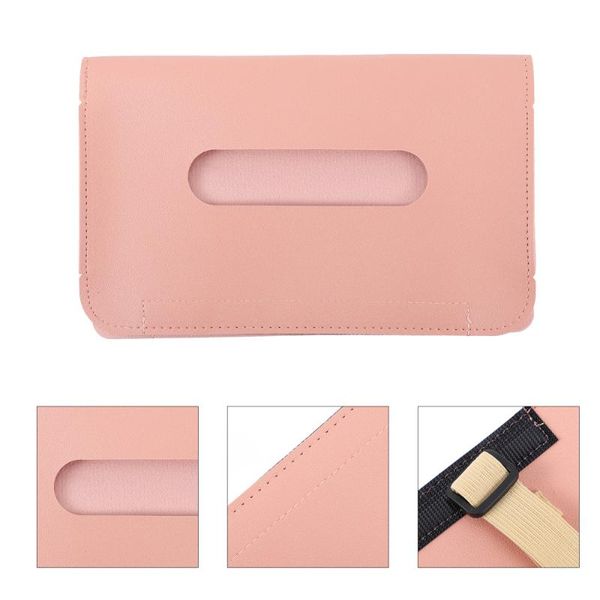 

gift wrap 1 pc car sun visor tissue box leather boxes napkin storage cases for auto
