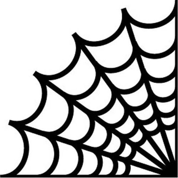 

15*15cm cartoon fashion spider web car sticker vinyl car-styling decal black