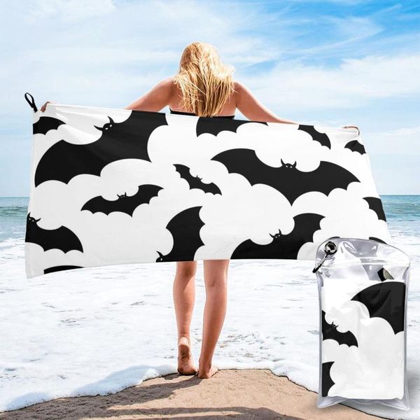 

towel wearable bath black bats soft and absorbent unique for el home bathroom gifts women bathrob