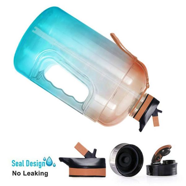 

water bottle outdoor fitness sports kettle large capacity portable climbing bicycle bottles bpa gym space cups