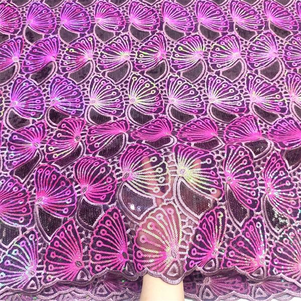 

sequins lace fabric latest african 2021 african swiss voile dubai french net laces fabrics for evening dress, Black;white