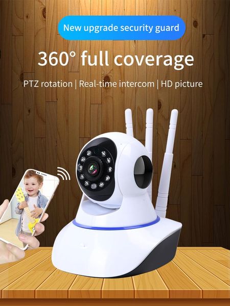 

cameras 2mp 1080p wireless ptz ip camera p2p intercom wifi 360eyes