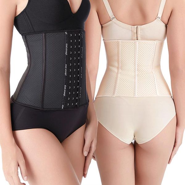

women's shapers latex body shaper device waist and abdomen postpartum recovery bodys sculpting belt tight underwear bodysuit corset, Black;white