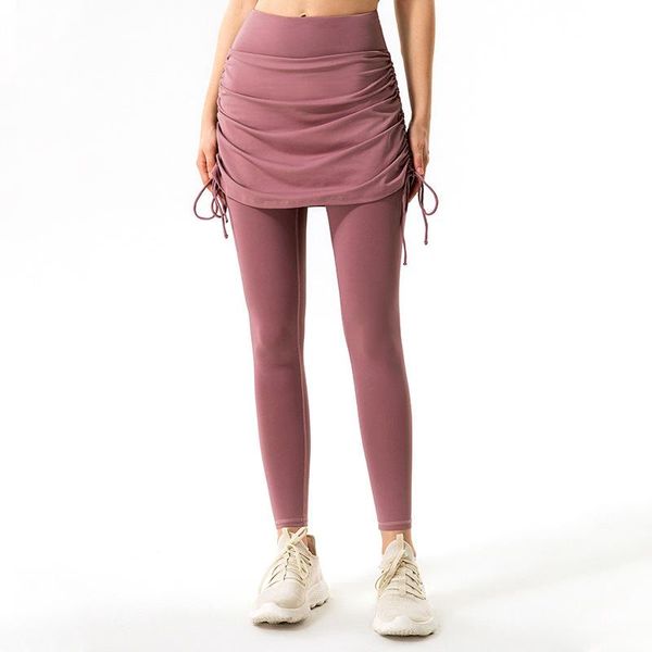 

yoga outfit pants femme skirt high waist seamless anti-cellulite fitness leggings push up cardio training