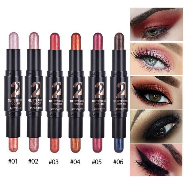 

sale makeup double-end eyeshadow pen long-lasting brighten shiny waterproof eyebrow stick1