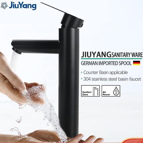 

bathroom sink faucets matte black basin faucet 304 stainless steel cold mixer tap single handle