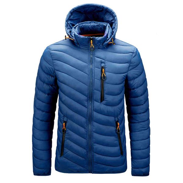 

down winter men's duck light hoodie jacket outwear jackets, Black