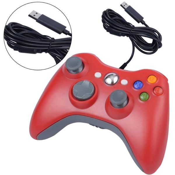 

game controllers & joysticks 2021 usb wired gamepad for xbox 360 controller joystick official microsoft pc windows 7 8 10
