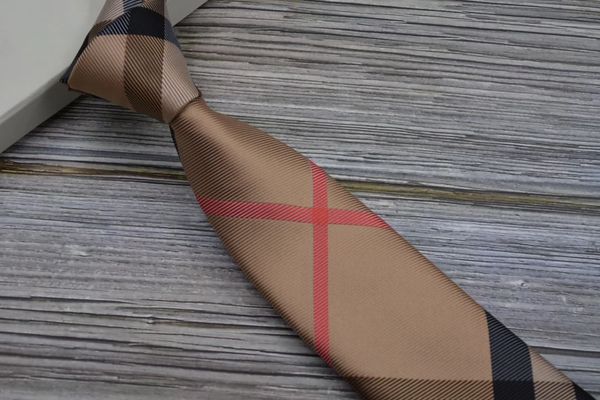 Neck Ties Brand 100% Silk Classic Woven Handmade Necktie Casual Business Tie Comfort