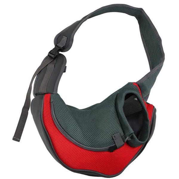 

dog car seat covers pet sling carrier breathable mesh travel safe bag for dogs and cats adjustable padded strap