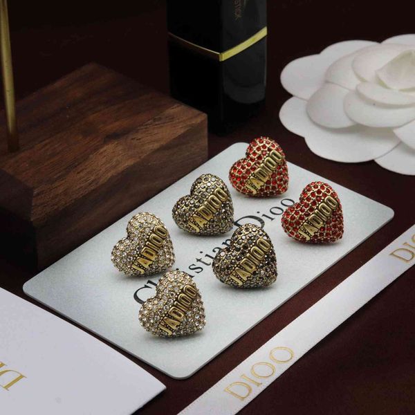 

2021 luxury designer jewelry letter love earrings and earrings, Silver