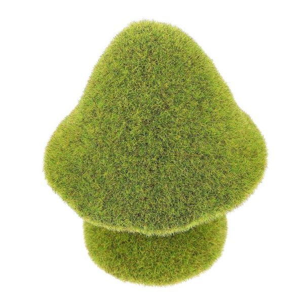 

wallpapers 1pc flocking mushroom adornment simulation patio lawn decoration