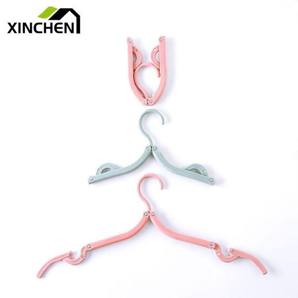 

hangers & racks xinchen plastic drying rack 8 pcs/set coat hanger home use foldable multi-functional for clothes out door y101