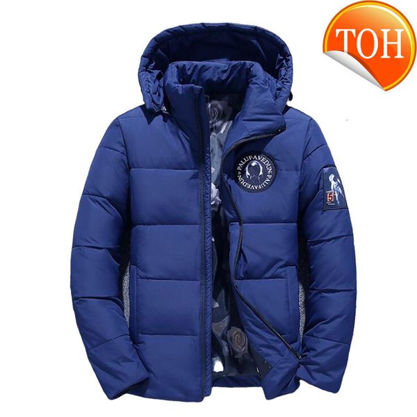 

men 2021 masculina new jaqueta down jacket hooded coat casaco masculino inverno winter thin duck big size, Black