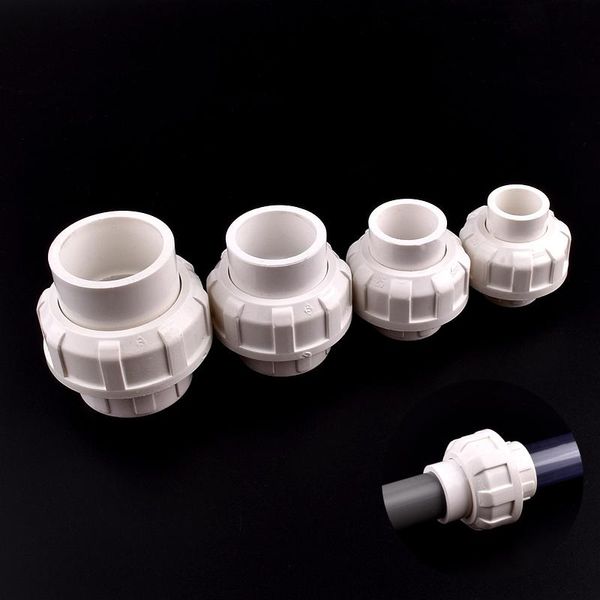 

watering equipments 2~20pcs i.d20~50mm pvc union connector garden irrigation water pipe fittings home diy aquarium fish tank tube joints pat