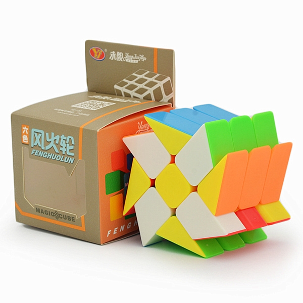 

yongjun 3x3x3 windmill magic cube toy wind-fire wheel windmill 3x3x3 speed cube yongjun wind-fire wheel 3x3 strange-shape cube