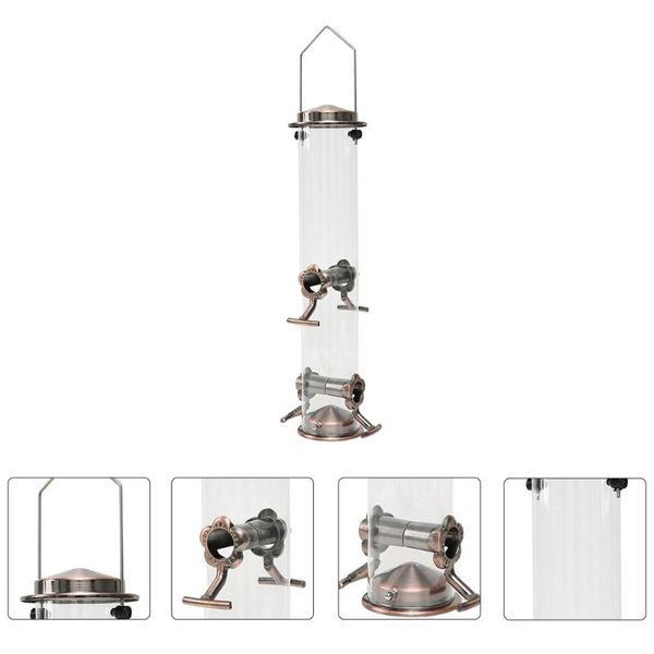 

other bird supplies 1pc hanging type metal feeder outdoor practical