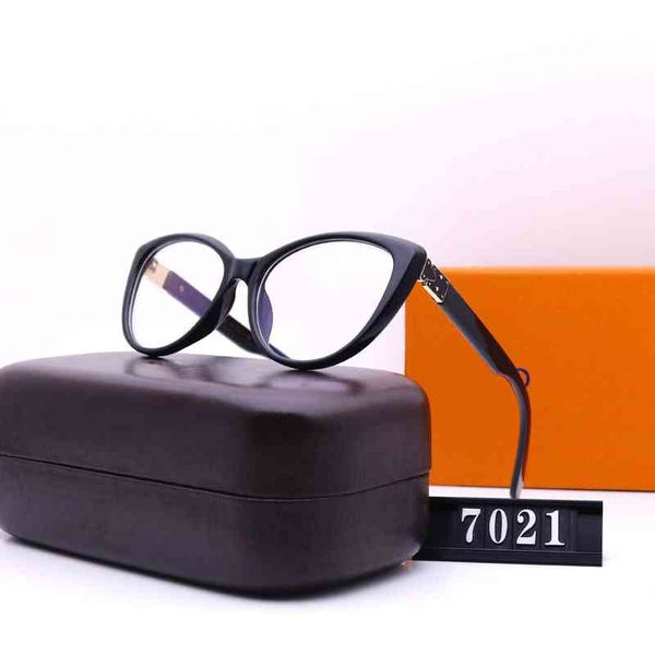 

vintage new male and female myopia frame mobile phone flat lens glasses can be equipped with 7021 glasses_outlet56ra, White;black