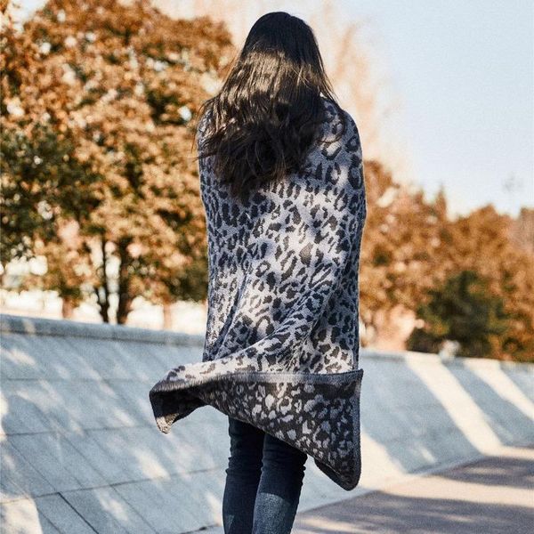 

blankets fleece leopard boho nodic baby bedspread swaddler blanket picnic plaid quilt bedding cover