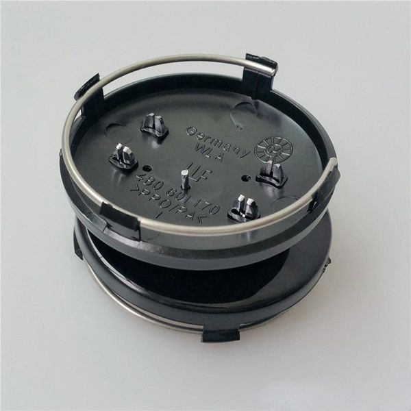 

20pcs 60mm grey black car wheel covers center caps hub rim badge for a3 a4 a5 a7 a8 q3 q5 q7 tt s3 s4 4b0601170
