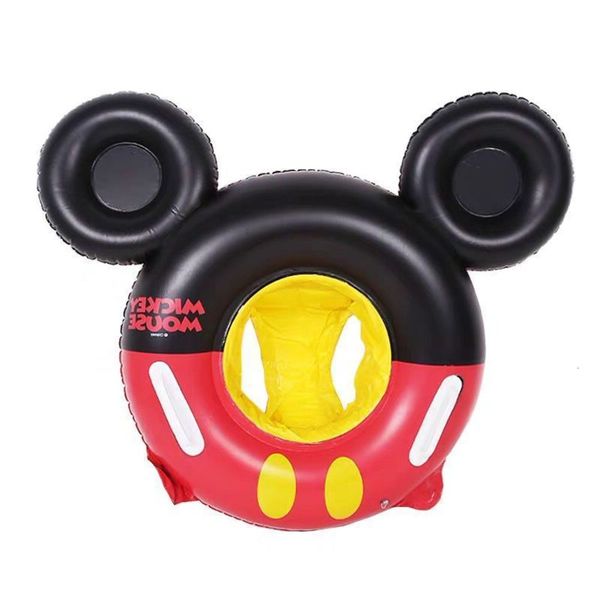 

swimming ring production of pvc mouse children's water crotch seat by inflatable cartoon swimming ring