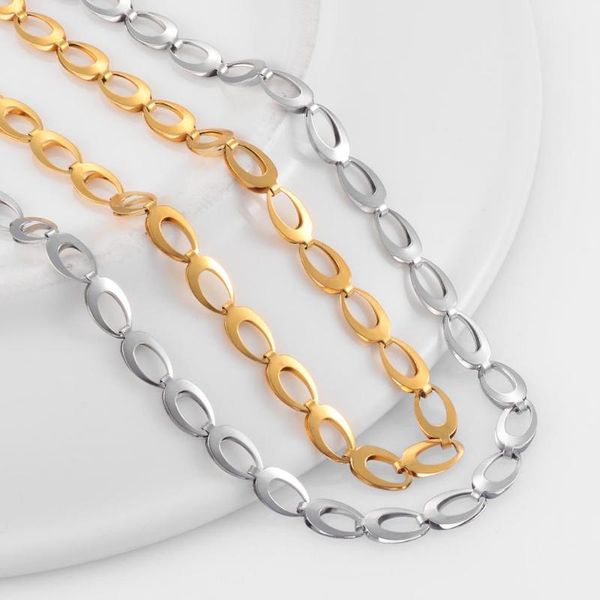 

chains sumu 2021 chain fashion stainless steel men and women jewelry, Silver