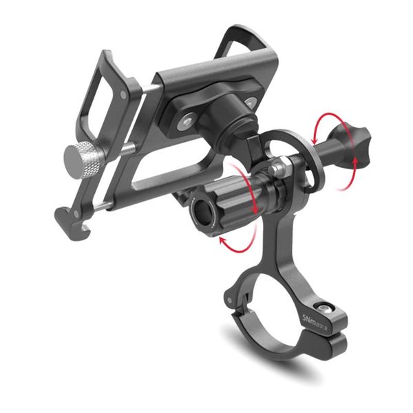 

bike phone mount bicycle holder aluminum alloy adjustable motorbike cell gps for smartphones car & truck racks
