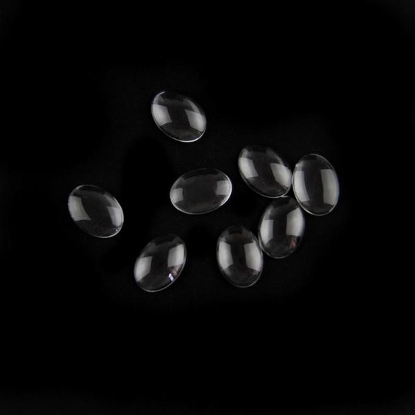 

oval shape 10*14mm clear crystal paster 100pcs/lot glass cabochon for pendant tray setting diy jewelry poes chandelier