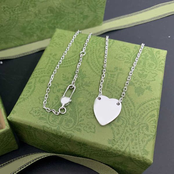

925 sterling silver double button necklace for men and women, luxury br pendant, fashion leisure, exquisite jewelry gifts
