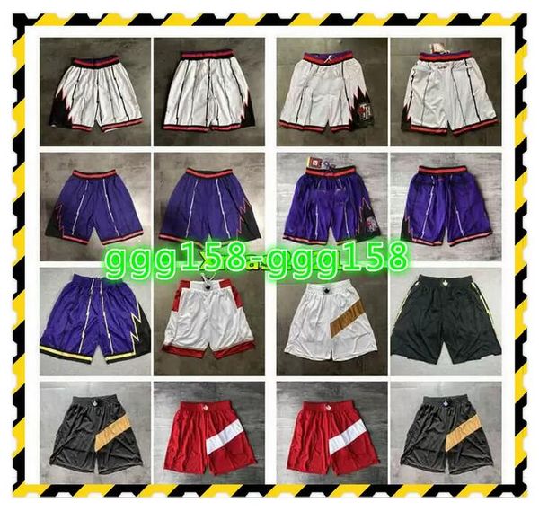 

vintage mens just don pocket basketball shorts stitched retro mesh classic purple white 2021 torontos with real tags, Black