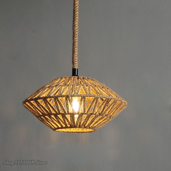 

pendant lamps country style lights rope hanging lamp loft hanglamp for living room dining bedroom restaurant creative
