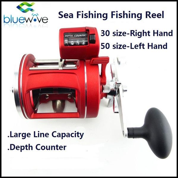 

baitcasting reels sea fishing reel , 30 size right hand, 50 left hand reel, surf metal