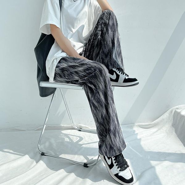 

727# summer thin printed chiffon maternity long pants wide leg loose elastic waist belly clothes for pregnant women pregnancy bottoms, White