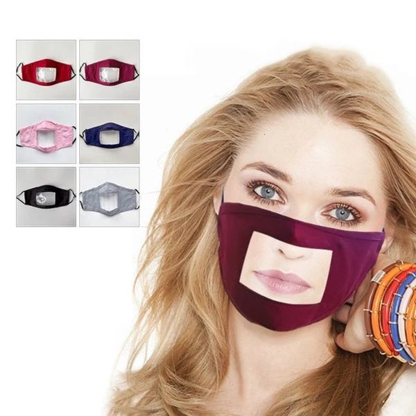 

lip cotton pure washable high efficiency perspective dust deaf mute mask