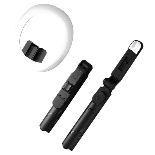 

selfie monopods abdz -bluetooth stick with light tripod wireless led ring camera phone holder extendable handheld monopod