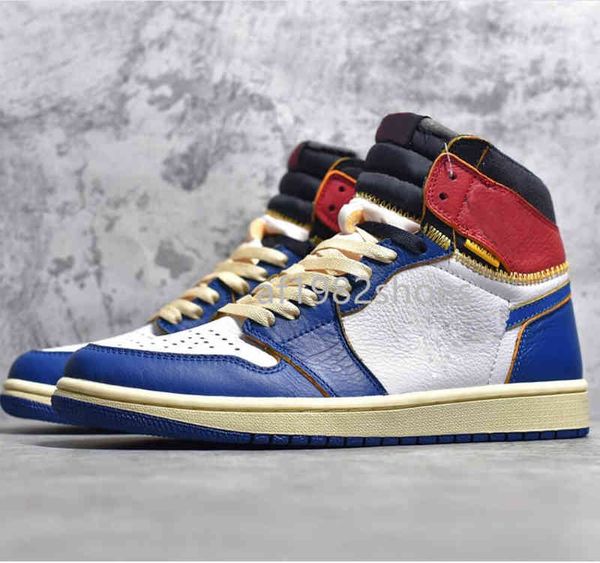 

2021 mens womens jumpman 1s union basketball shoes nrg 1 high og white storm blue varsity trainers cool sport sneakers